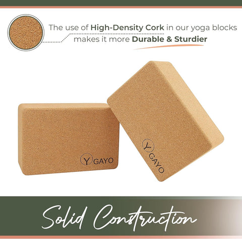 Durable and sturdy large yoga blocks