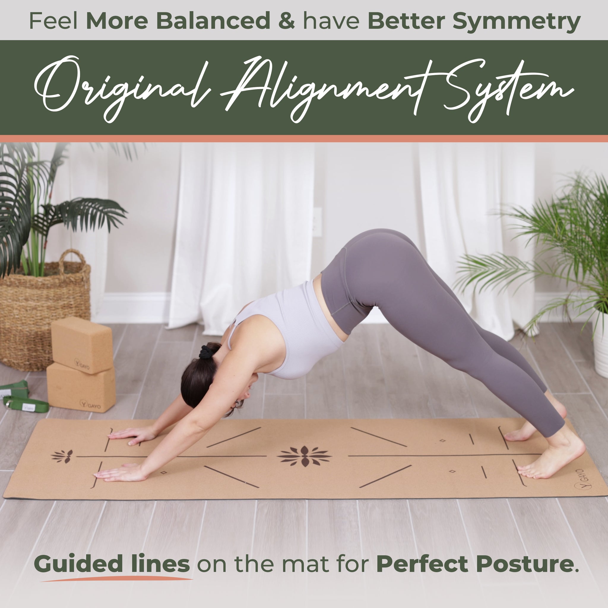 Gayo Handmade Organic Yoga Mat made with 100% Organic Cotton Yoga Mat -  Natural Yoga Rug for Exercise, Workout, & Fitness Rug - Hand Weaved,  Washable