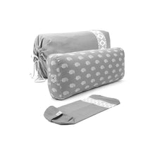 Load image into Gallery viewer, Standard Size Yoga Bolster Set with Changeable Cover and Carry Bag
