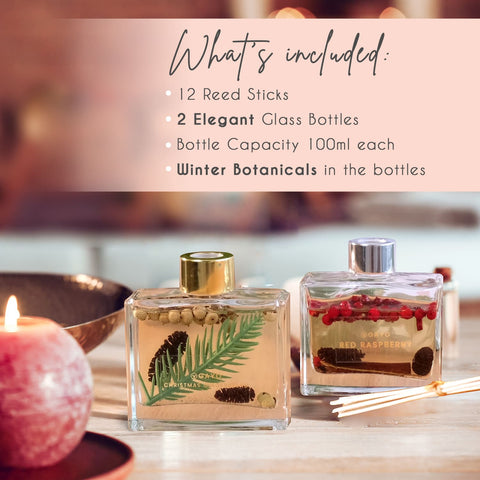 Winter Wonderland Holiday Reed Diffuser Set