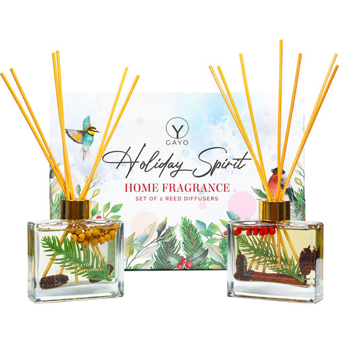 Home fragrance set of 2 reed diffusers 